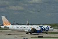 N497UA @ KORD - Airbus A320