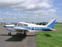 G-BASL @ EGBT - Cherokee at Turweston