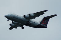 OO-DJK @ EGCC - Brussels Airlines - On approach - by David Burrell