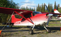 N185MF @ FAI - Cessna 185 at Fairbanks East Ramp - by Terry Fletcher