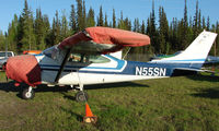 N55SN @ FAI - Cessna 182 at Fairbanks - by Terry Fletcher