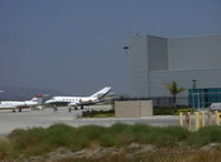 N221BR @ CMA - 1968 Dassault/sud Fan Jet Falcon 20, two Honeywell TFE-731 series turbofans - by Doug Robertson