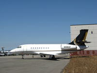 N168CE @ MRY - 2006 Dassault FALCON 2000EX with colorful tail markings @ Monterey Peninsula Airport - by Steve Nation