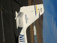 N115FN @ CXP - Attitude Aviation 1995 Burkhart Grob GROB G115C (close-up of tail logo) @ Carson City, NV - by Steve Nation