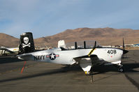 N342MN @ CXP - Beech T-34B in VF-103 Navy marks @ Carson City, NV - by Steve Nation