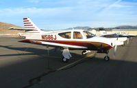 N1586J @ CXP - 1976 Rockwell International 112TC on cold winter's day @ Carson City, NV - by Steve Nation