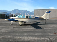 N3869S @ MEV - 1981 Beech A36TC @ Minden, NV - by Steve Nation