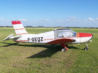 F-GEQZ @ LFAV/XVS - One of the numerous Rallye based here - by Fanste54