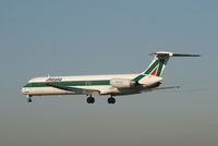I-DAVB @ EBBR - FERRARA is descending to rwy 25L