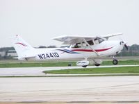 N2441D @ KDPA - Touch down 33 - by Michael Gulley