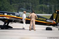 N68PW @ NCA - A quick chat just after de-planing - by Paul Perry