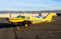 N7833P @ CXP - Bright yellow 1962 Piper PA-24-250 @ Carson City, NV - by Steve Nation