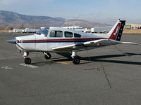 N7966L @ MEV - 1966 Beech A23-24 @ Minden, NV - by Steve Nation
