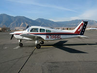 N7966L @ MEV - 1966 Beech A23-24 @ Minden, NV - by Steve Nation