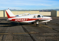 N56497 @ CXP - 1973 Piper PA-28-140 in late afternoon winter sun @ Carson City, NV - by Steve Nation