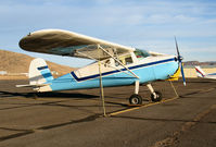 N72627 @ CXP - 1946 Cessna 140 in late afternoon winter sun @ Carson City, NV - by Steve Nation