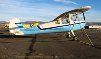 N72627 @ CXP - 1946 Cessna 140 in late afternoon winter sun @ Carson City, NV - by Steve Nation