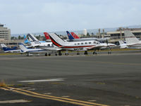 N421MP @ HNL - 1975 Cessna 421C @ Honolulu, HI - by Steve Nation