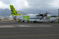 N351TA @ HNL - Colorful Interisland (cargo) 1989 Short Bros SD3-60  @Honolulu, HI - by Steve Nation