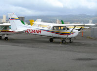 N734NH @ HNL - 1977 Cessna 172N @ Honolulu, Ji - by Steve Nation