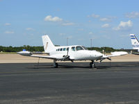 UNKNOWN @ ACT - Unmarked Cessna 421 at Waco Regional