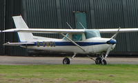 G-BWEU @ EGCF - Cessna F152 at Sandtoft - by Terry Fletcher