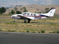 N162DF @ O69 - 1982 Beech 58P taxying in @ Petaluma, CA - by Steve Nation