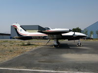 N318JS @ O69 - Look Ma, no glass! Cessna T310R getting ready for Mexican registry @ Petaluma, CA - by Steve Nation