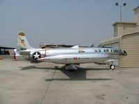 N9124Z @ STS - Beautifully restored Lockeed T-33A 51-6581 TAC y & bk checked tailband (Nellis-based 57FWW) as NX9124Z Commemorative AF Golden Gate Wing (whew!) @ Santa Rosa, CA - by Steve Nation