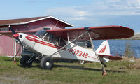 N3294B @ LHD - Piper Pa-18-135 at Lake Hood - by Terry Fletcher
