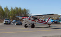 N82969 @ LHD - Planes have priority on the roads around Lake Hood - by Terry Fletcher