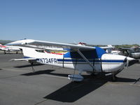 N734FR @ CCR - 1977 Cessna 172N @ Concord-Buchanan Field, CA - by Steve Nation