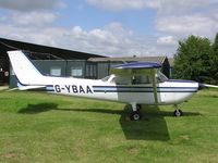 G-YBAA @ EGSP - Cessna FR172 at Sibson