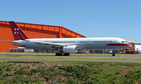HB-IEE @ EGGW - Privatair B757 departs Luton - by Terry Fletcher