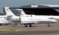 TC-RMK @ EGGW - Turkish Falcon 2000 at Luton - by Terry Fletcher