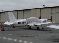 N53ZN @ SQL - 1993 Zlin Z142C with cover @ San Carlos, CA - by Steve Nation