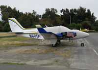 N60ET @ PAO - Beech 58TC no props with winglets (and cover) @ Palo Alto, CA - by Steve Nation
