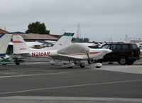 N216AR @ SQL - 1995 Burkhart Grob GROB G115C with cover @ San Carlos, CA - by Steve Nation