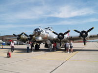 N5017N @ KLNK - I FLEW IN HER 8 YEARS AGO, B-17G - by Gary Schenaman