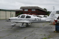 N793 @ KSQL - 2008 Cirrus SR22 Generation 3 @ San Carlos, CA - by Steve Nation