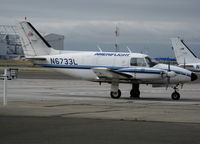 N6733L @ OAK - Ameriflight 1970 Piper PA-31-310 freighter @ Oakland, CA - by Steve Nation