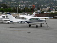 N8465L @ SQL - 1975 Cessna T210L @ San Carlos, CA - by Steve Nation