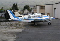 N8668Y @ RHV - 1969 Piper PA-30 Twin Comanche @Reid-Hillview airport, CA - by Steve Nation