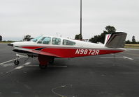 N9872R @ PAO - 1960 Beech M35 @ Palo Alto, CA - by Steve Nation