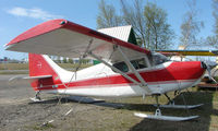 N6177M @ LHD - 1948 Stinson 108-3 at Lake Hood - by Terry Fletcher