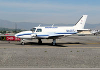 N4087J @ KRNO - Turning on to Charlie enroute to the Mercury Air Service ramp - by Gary Schenauer