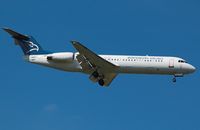 YU-AOP @ LOWW - Montenegro Airlines Fokker-100 - by Delta Kilo