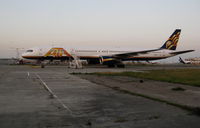 N552TZ @ OAK - Early morning shot of ATA 2001 Boeing 757-33N a week or two before shutdown @ Oakland, CA - by Steve Nation