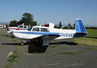 N252DX @ PAO - 1981 Mooney Aircraft Corp. M20K @ Palo Alto CA - by Steve Nation