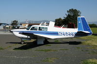 N252DX @ PAO - 1981 Mooney Aircraft Corp. M20K @ Palo Alto CA - by Steve Nation